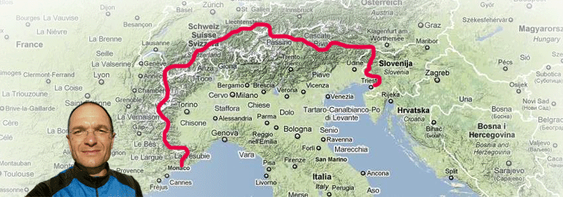 carte massif alpin googlemap